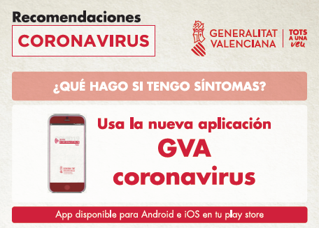 Cartel APP GVA coronavirus